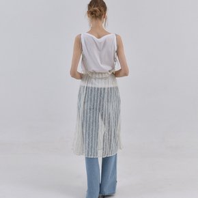 Lace Vail Layered Dress_Cream
