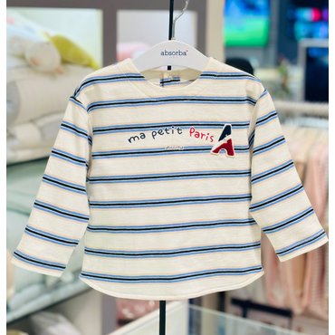 압소바 [압소바 돌선물] 플루 ST 티셔츠 AZ723301(24FW)(블루S/T)