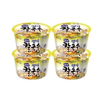  농심 멸치칼국수 75g x4개 / 컵라면 사발_