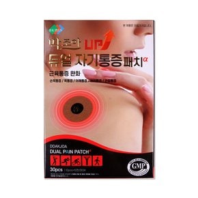 딱조아 듀얼 자기통증패치 30매 의료용 자기발생기 1100가우스 1개