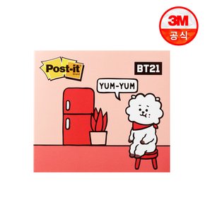 BT21 포스트잇 강한점착용 커버노트_RJ