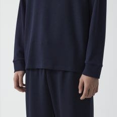 남 소프트 스웨트 파자마 티셔츠(NAVY / BLACK)