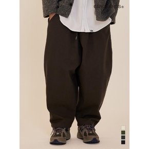 CB BASIC COTTON WIDE BANDING PANTS (CHARCOAL)