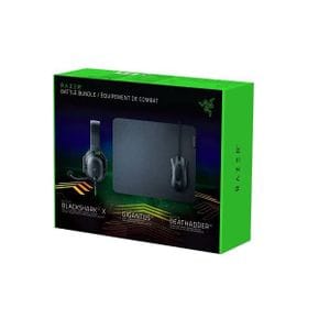 미국 레이저 데스에더 Razer Battle Bundle DeathAdder V2 블랙Shark X Gigantus M 블랙 1428825