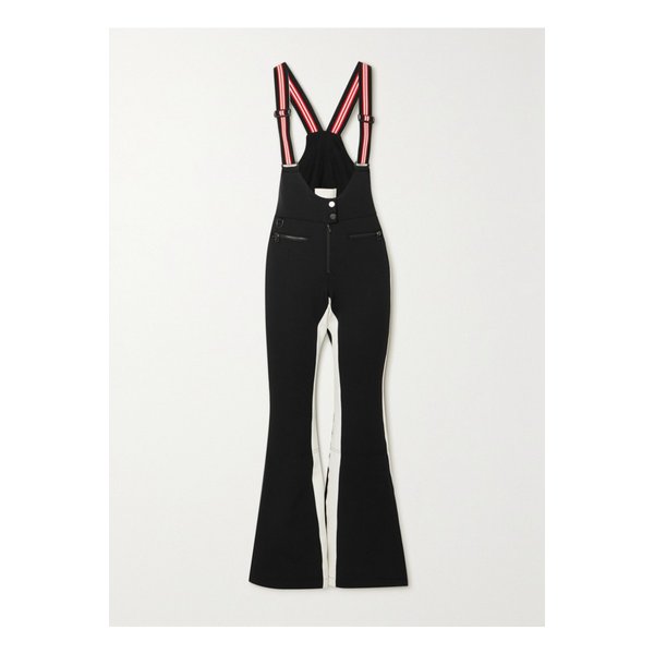 에린스노우 크리스 스트라이프 부츠컷 스키 팬츠 블랙 16494023981229838