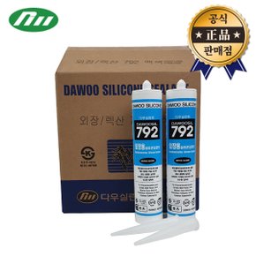 다우 외장용실리콘 792 1box=25pcs 렉산 판넬 다우실792 실란트 보수 다목적 그레이징 석재 유리