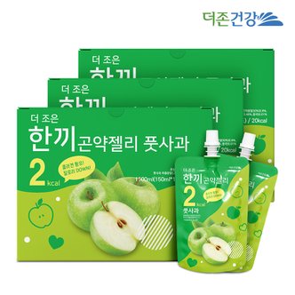 더존건강 한끼 곤약젤리 풋사과 150ml 10팩 3박스