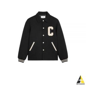 셀린느 24 BASEBALL TEDDY JACKET IN TEXTURED WOOL (2V02K896C 38NO) (울 베이스볼 테디