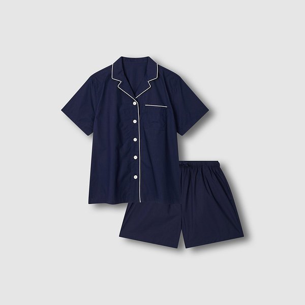 여 60수 코튼 3부 파자마 세트 J216201064056