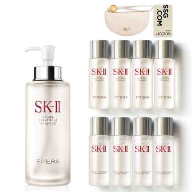 [12MC] SK-II  대용량 피테라 에센스  330ml 세트 (1만원 모바일 상품권 증정)+베이지파우치