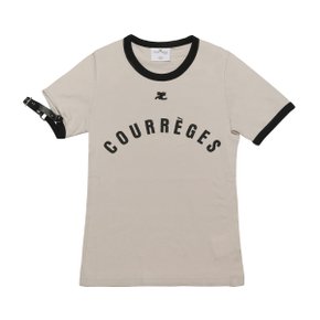 [꾸레쥬 COURREGES] 124JTS117 JS0093 B093 여성 반팔티