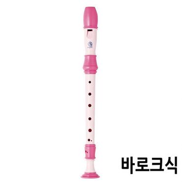 셀러허브 엔젤악기 칼라 리코더 (AR-S308) (바로크식) (핑크) (S11297402)