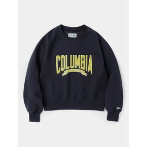 CU 80S VINTAGE WOMEN FLEECE SWEATSHIRTS 크라운네이비