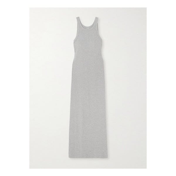 골지 코튼 블렌드 저지 맥시 원피스 1647597339497004