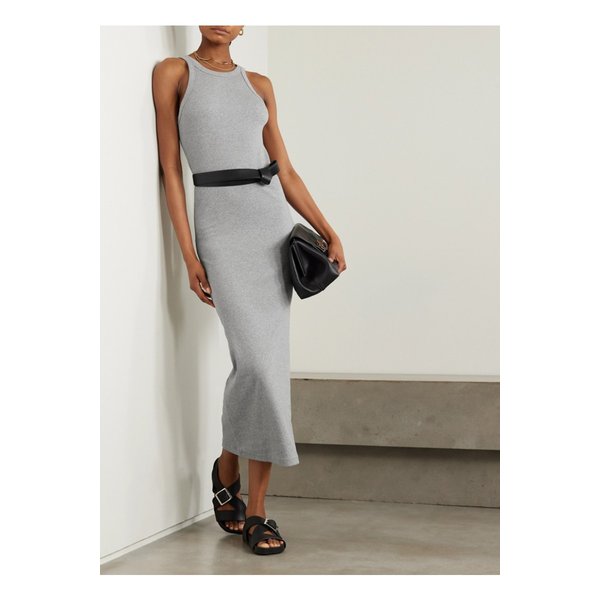 골지 코튼 블렌드 저지 맥시 원피스 1647597339497004