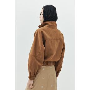 디자인 보머 재킷 브라운/플라워 1361732001