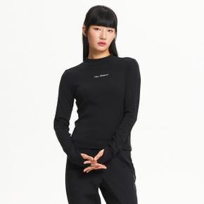 여성 모크넥 긴팔티 (SLIM FIT) (NBNDE4W902)