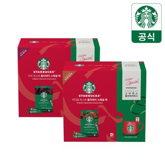 스타벅스 [무배+쇼핑백]스타벅스 선물세트 윈터팩 (미디엄/다크80T+머그컵)