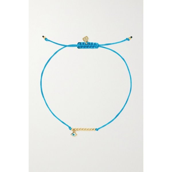 시드니에반 이블 아이 14K 골드 코드 앤 에나멜 팔찌 6630340698843870