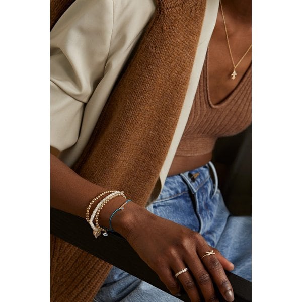 시드니에반 이블 아이 14K 골드 코드 앤 에나멜 팔찌 6630340698843870