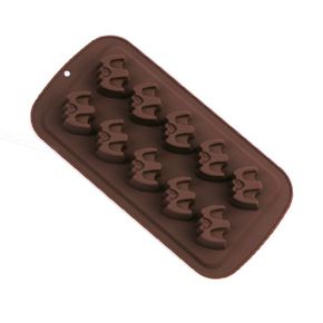 할로윈 실용적인 주방용품 박쥐 10구 초콜렛 석고방향제 실리콘몰드