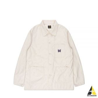 니들스 NEEDLES 니들스 24SS D.N. Coverall - White (OT179) (DN 커버올 자켓)