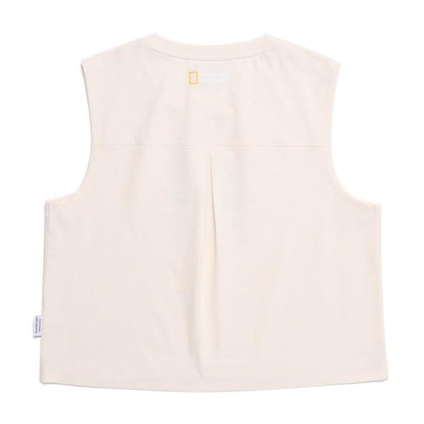 [여주점] N252WTS040 여성 크로우 COOL MAX 세미크롭 민소매 티셔츠 CRYSTAL BEIGE