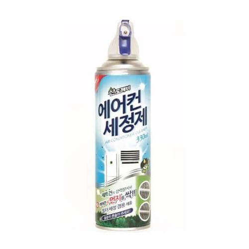 에어컨 세정제 냉각판 먼지제거 청소 에어졸 330ml 1P X ( 2매입 )