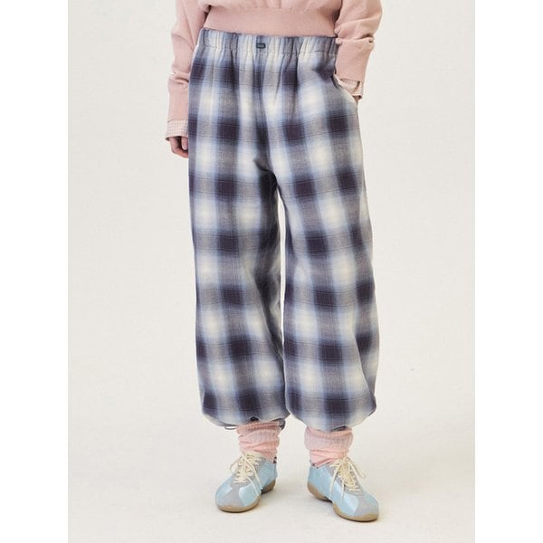 MONET CHECK PANTS (BLUE)