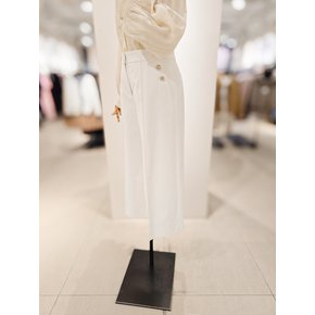 [파주점] [더아이잗컬렉션]메탈 버튼 와이드 크롭 팬츠 CR5A0SL541