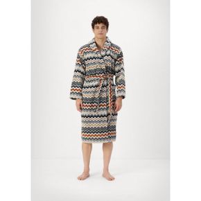 5128128 Missoni BERNARD HOODED BATHROBE UNI - Dressing gown black multicolor