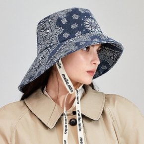 엘라 페이즐리 와이드햇 (2colors)
