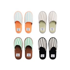 Stripe room shoes (4color)