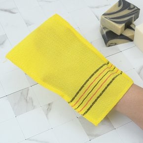 로얄 노랑때밀이타월18cm 1장 목욕 마사지 때수건