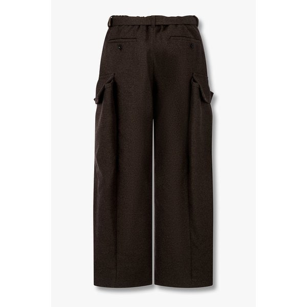 남성 백 밴딩 울 멭턴 카고 팬츠 6425311120000