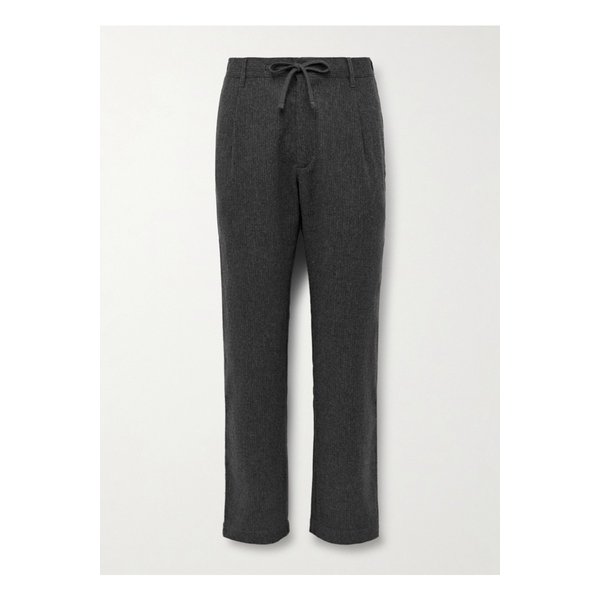 하트퍼드 탱커 스트레이트 울 블렌드 드로우스트링 팬츠 46376663162884169