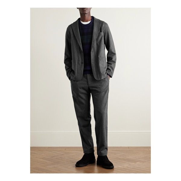 하트퍼드 탱커 스트레이트 울 블렌드 드로우스트링 팬츠 46376663162884169