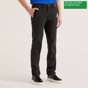 Basic slim chino pants 1F_4DKH55I18_100