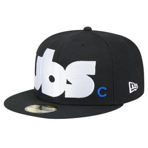 [해외] 1063956 뉴에라 모자 MLB [시카고 컵스] Checkered Undervisor 59FIFTY Fitted Hat - Bla