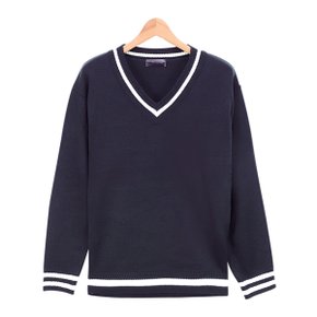 니트 STS043 7COLOR 남성 브이넥 루즈핏 레이어드 니트티셔츠_P350387198