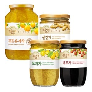  복음자리 유자차 1kg +생강차 600g +모과차 620g +대추차 460g