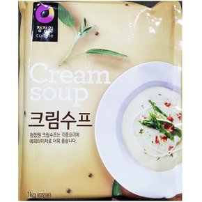 1kg 크림 스프 대상 즉석 조리 식품 업소 식당 식자재 (W948A5F)