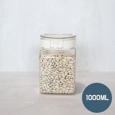 실리쿡 원터치 냉장고수납용기 사각 1000ml