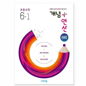 개념 + 연산 라이트 초등 수학 6-1 2022년/비상교육