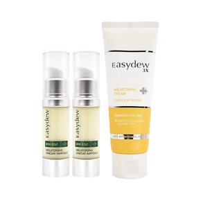 대웅제약 이지듀 멜라토닝 기미 앰플 대용량 15ml 2개+멜라토닝 크림 105ml