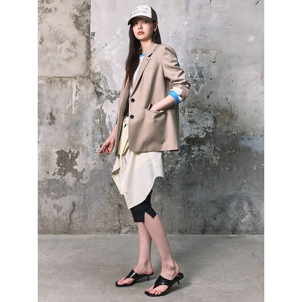 Signature Semi Overfit Jacket  Beige (KE6211M01A)
