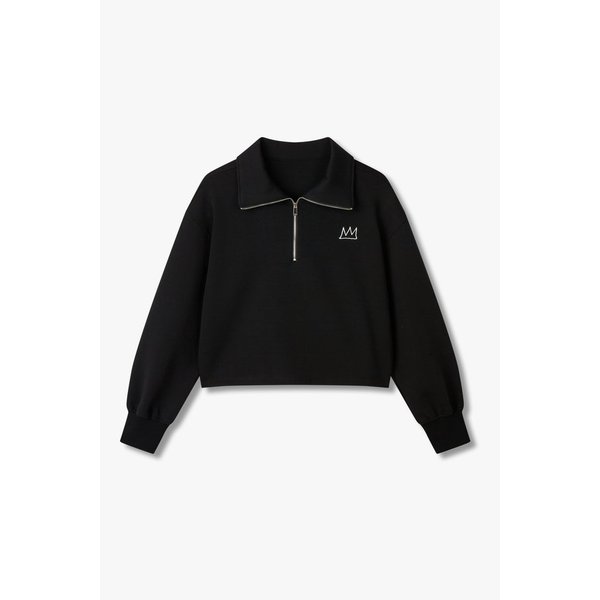 [BASQUIAT] 하프 집업 넥 티셔츠 7125340181199