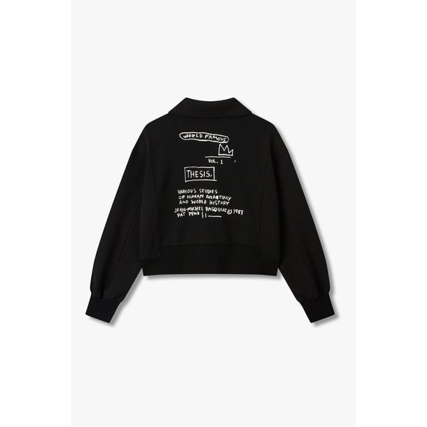 [BASQUIAT] 하프 집업 넥 티셔츠 7125340181199