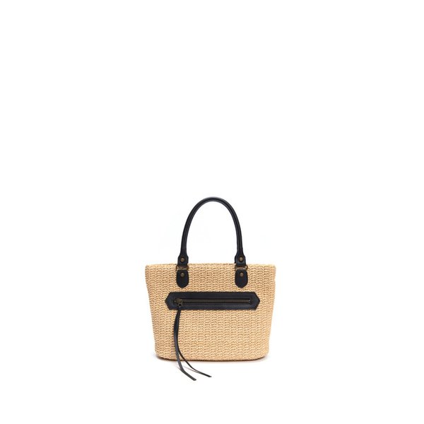 SANTORINI MINI TOTE, BLACK
