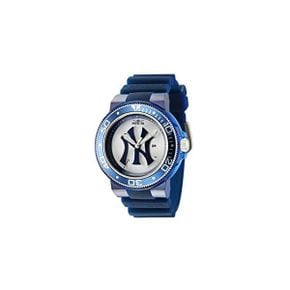 미국 인빅타 시계 남성 Invicta Mens 50mm MLB York Yankees 워치 Transparent Blue 43135 13494